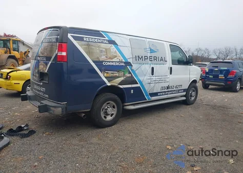 2023 Chevrolet Express Cargo Rwd 2500 Regular Wheelbase Wt from USA, damaged, VIN 1GCWGAFP5P1230752